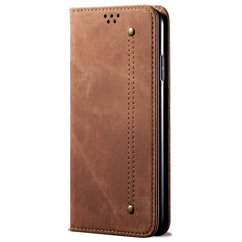 Flip Cover OnePlus Nord 2T 5G Stoff Jeans