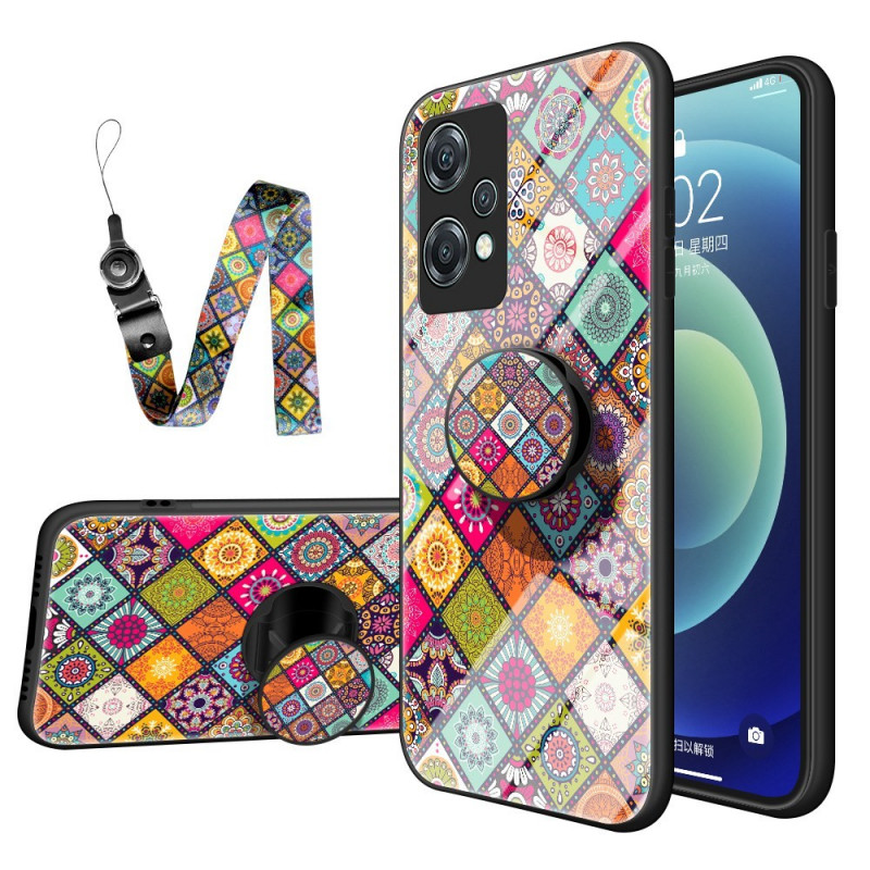 OnePlus Nord CE 2 Lite 5G Magnethalterung Patchwork Cover