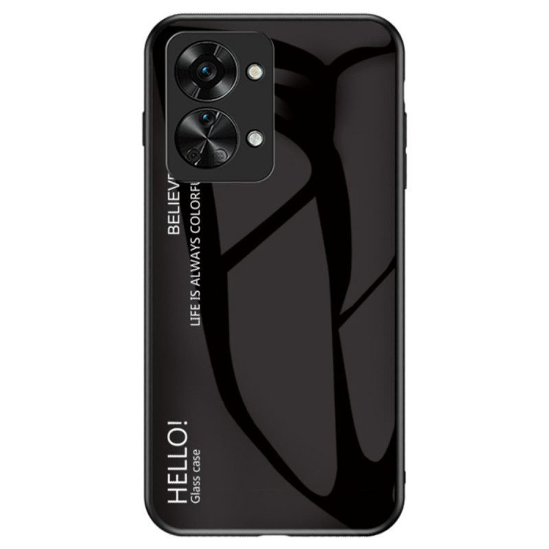 OnePlus Nord 2T 5G Panzerglas Cover Hello
