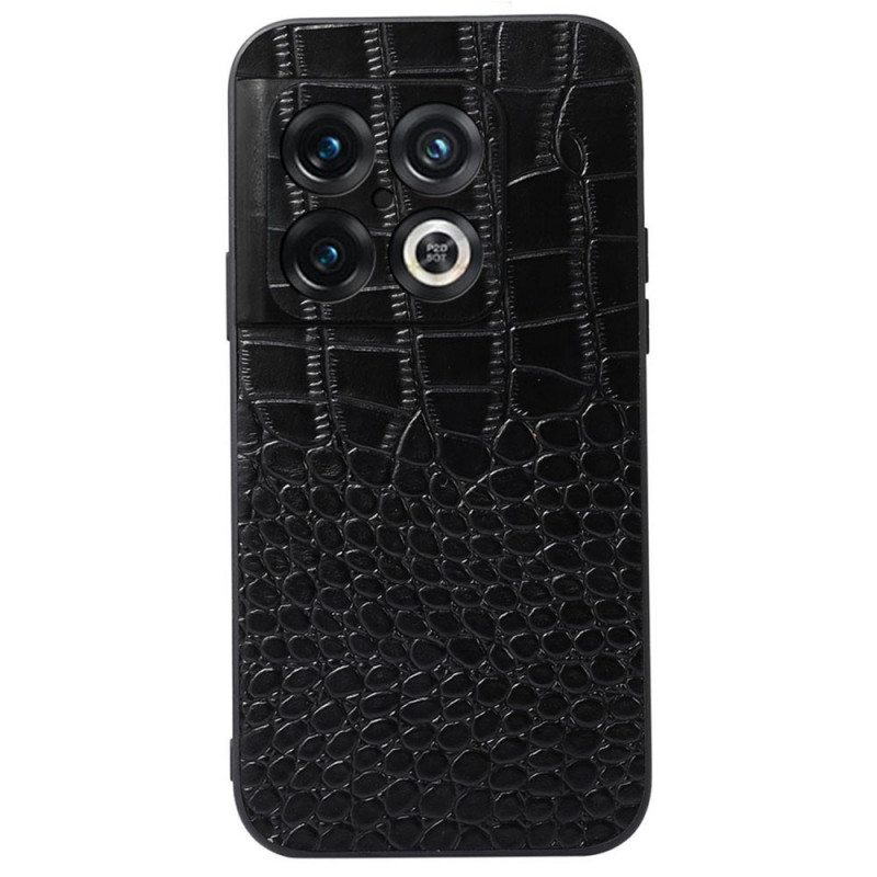 OnePlus 10 Pro 5G Hülle aus echtem Leder mit Krokodil-Muster