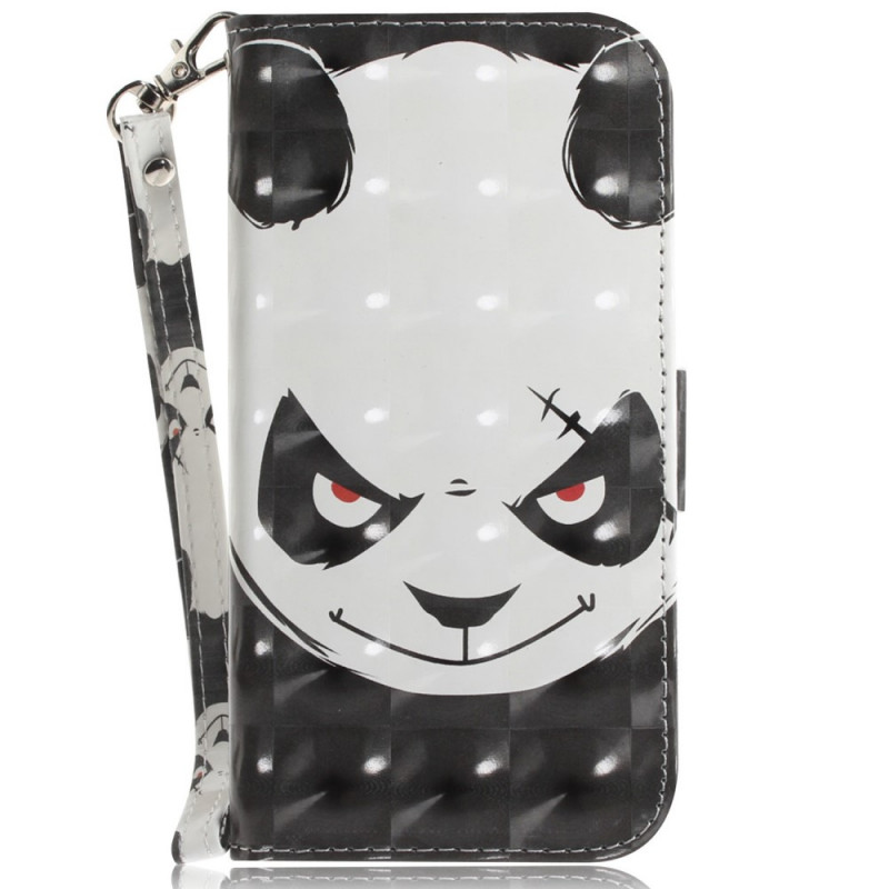 OnePlus 10 Pro 5G Angry Panda Tasche mit Riemen
