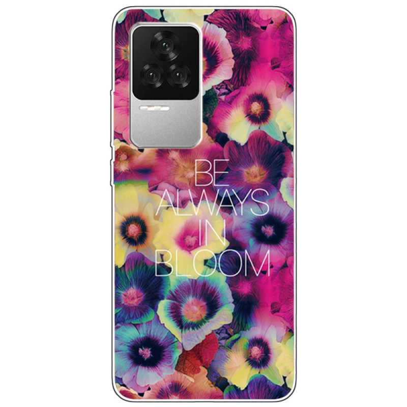 Poco F4 Silicone Cover Be Always in Bloom