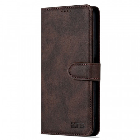 Hülle Poco F4 Style Leder AZNS