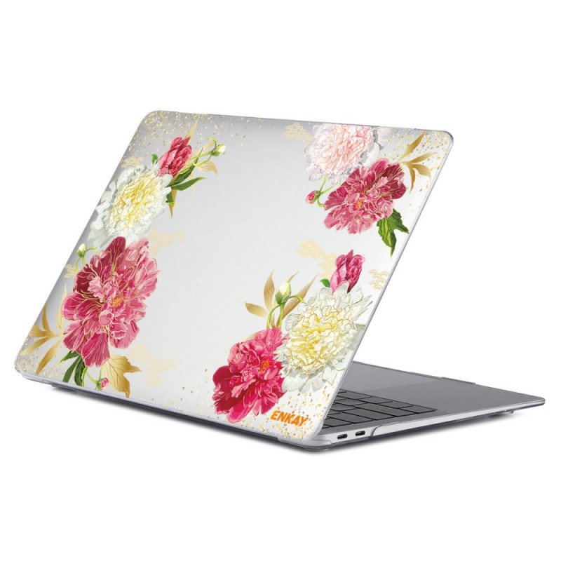 MacBook Pro 16" (2021) ENKAY Hülle mit Blumenmuster