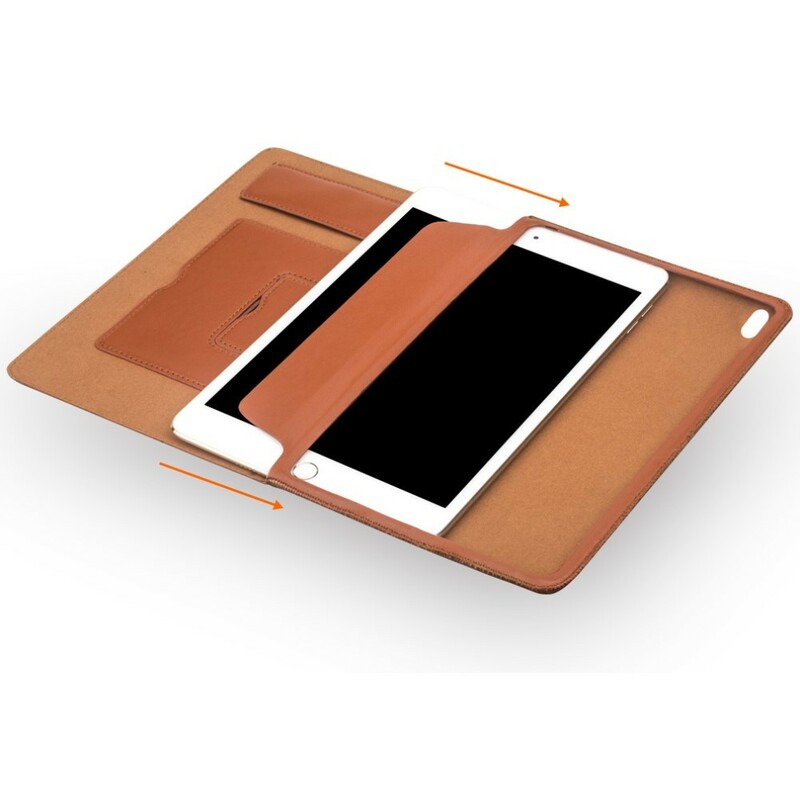 iPad Pro 5 Zoll Hülle Qialino Rindsleder