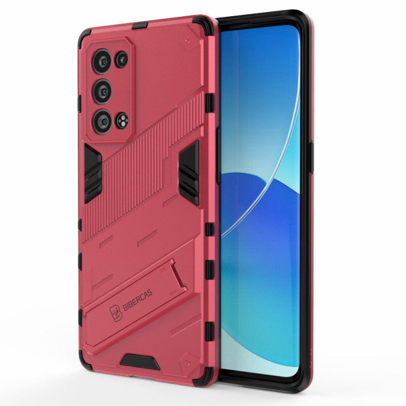 Oppo Reno 6 Pro 5G Ultra Robust Cover mit abnehmbarem Halter