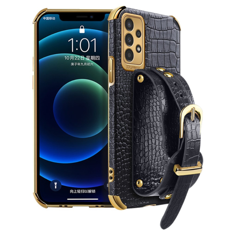 Samsung Galaxy A13 Crocodile Style Cover mit Sling Support