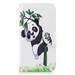 Hülle Samsung Galaxy J7 2017 Panda Auf Bambus