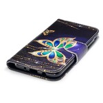 Hülle Samsung Galaxy J7 2017 Magischer Schmetterling