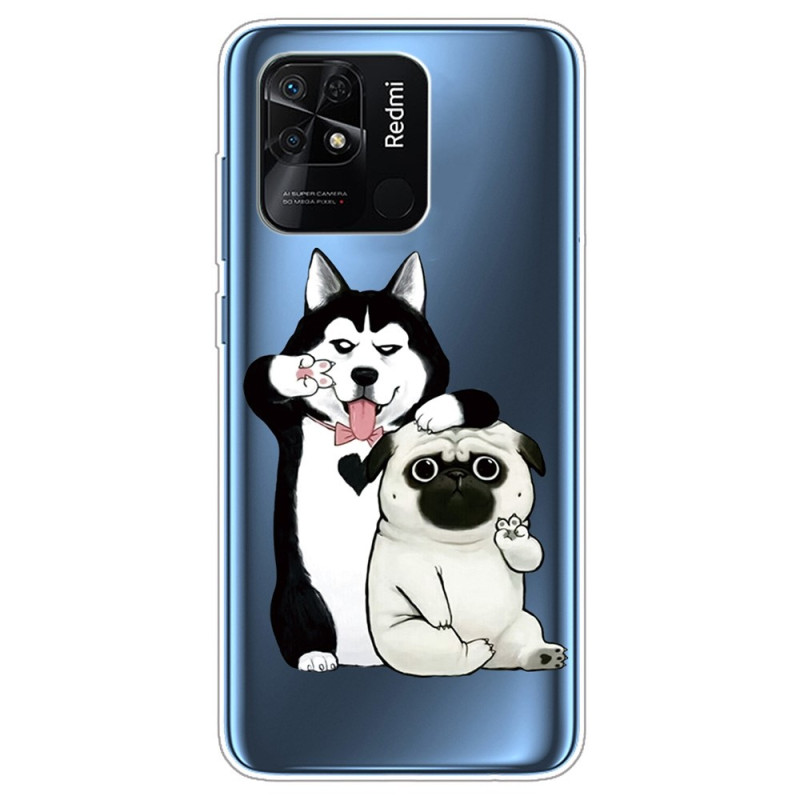 Xiaomi Redmi 10C Lustige Hunde Cover