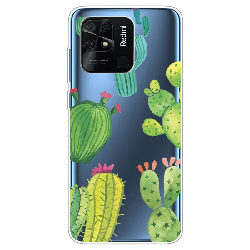 Xiaomi Redmi 10C Transparent Cactus Cover