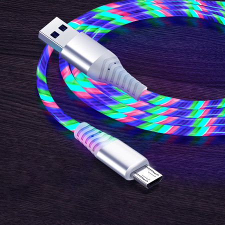 Ladekabel mit LED-Licht USB...