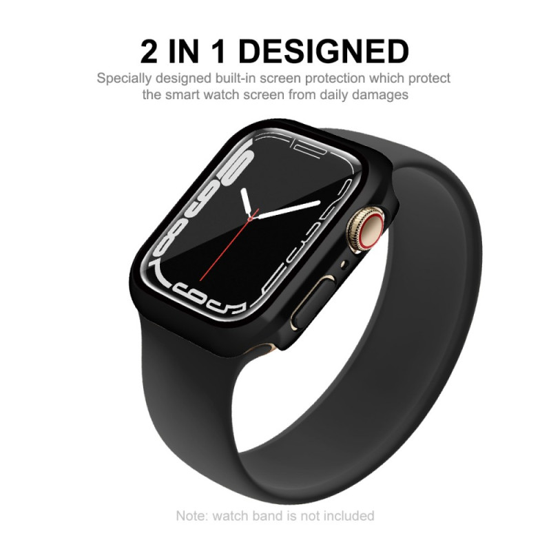 Gehäuse Apple Watch Series 7 41mm ENKAY HAT PRINCE Gehärtetes Glas Galvanoplastik