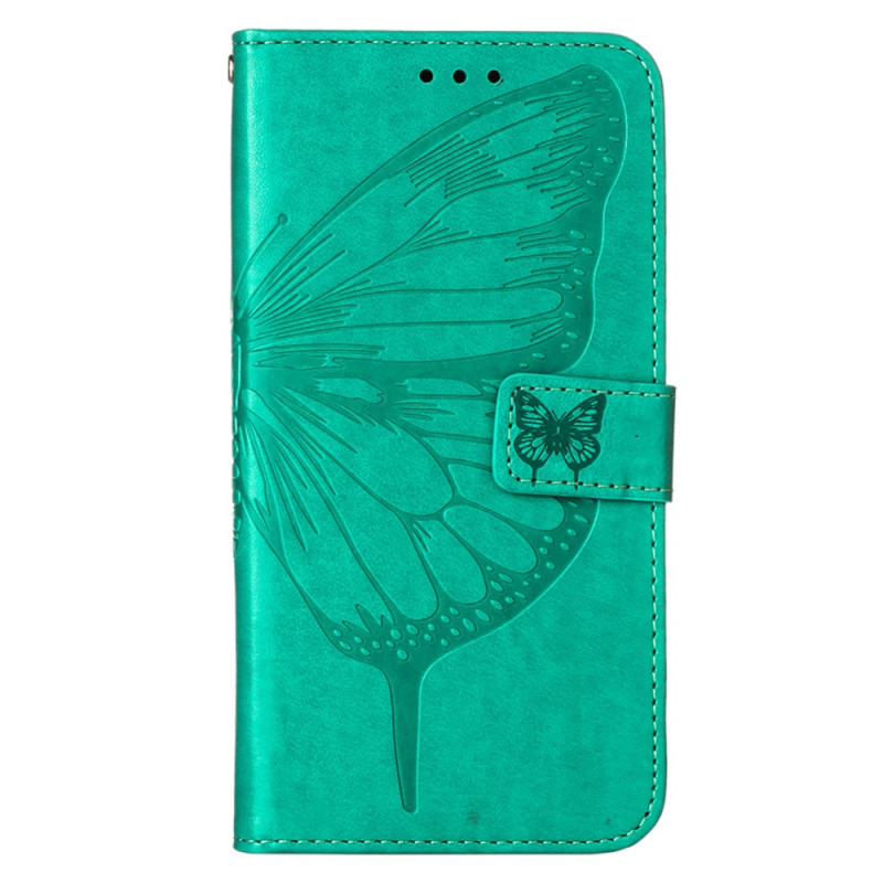 Xiaomi Redmi 10C Schmetterling Design Tasche mit Trageriemen