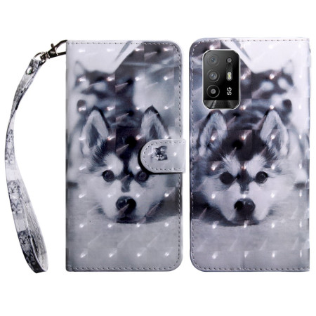 Oppo A94 5G Tasche Hund...