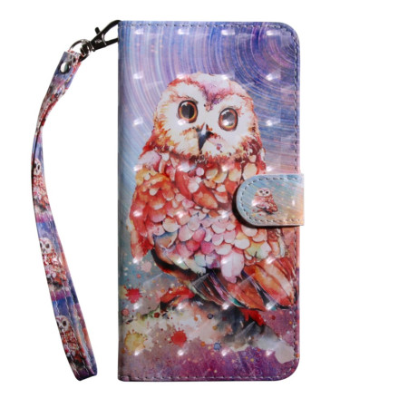 Oppo A94 5G Eule Tasche mit...