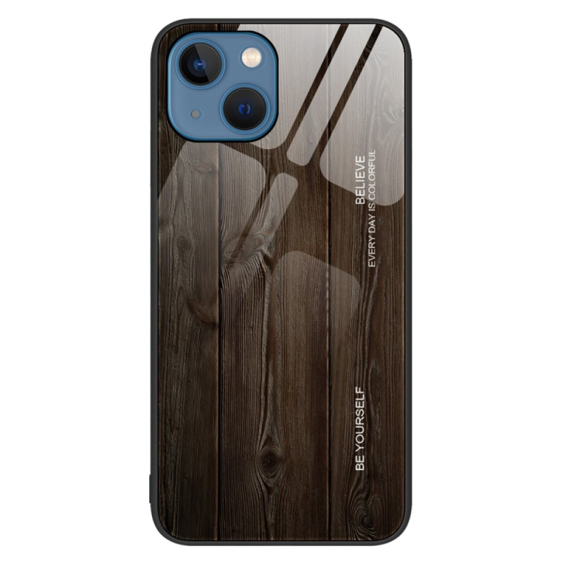 iPhone Cover 14 Panzerglas
s Holzdesign