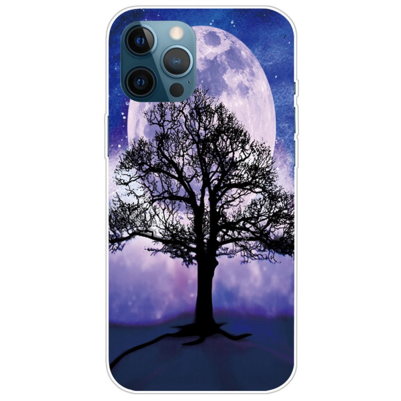 iPhone 14 Pro Hülle Baum unter dem Mond
