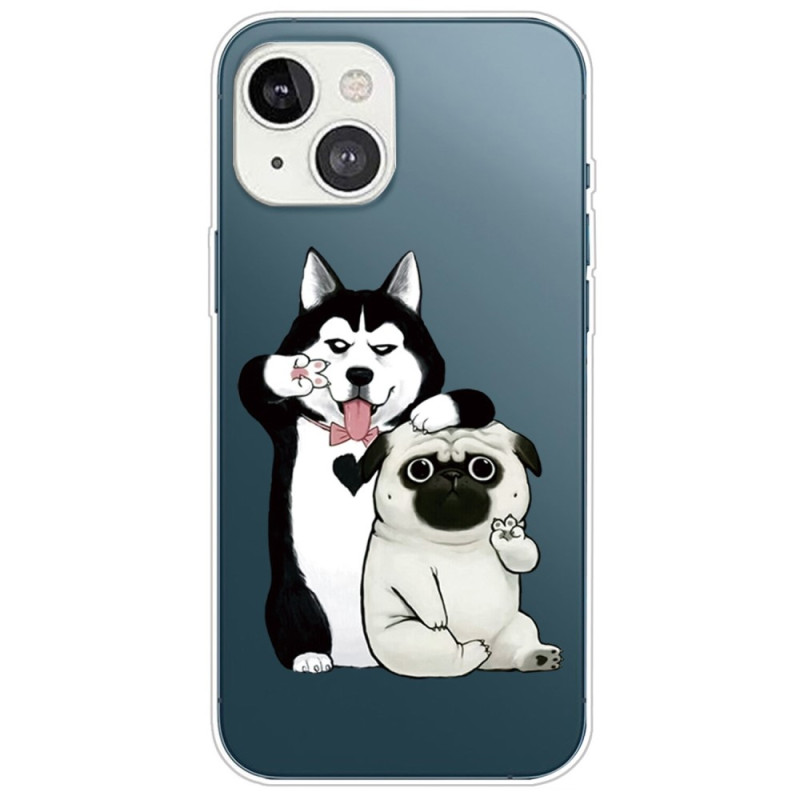 iPhone 14 Plus Cover Hunde Fun