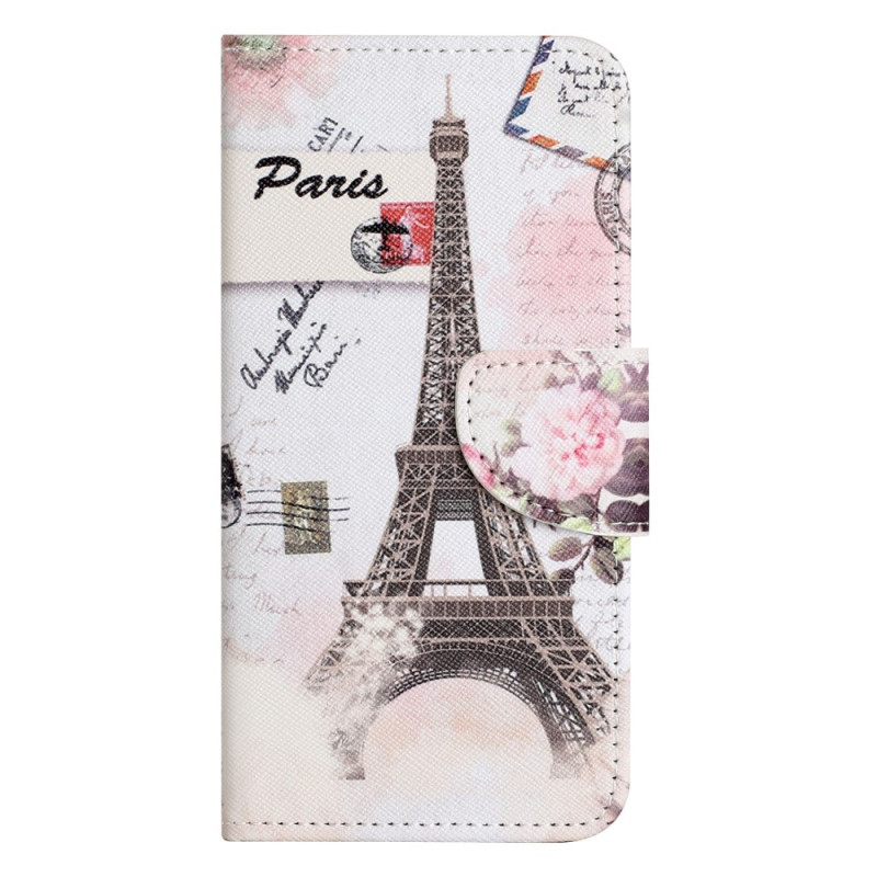 Hülle iPhone 14 Pro Eiffelturm Vintage