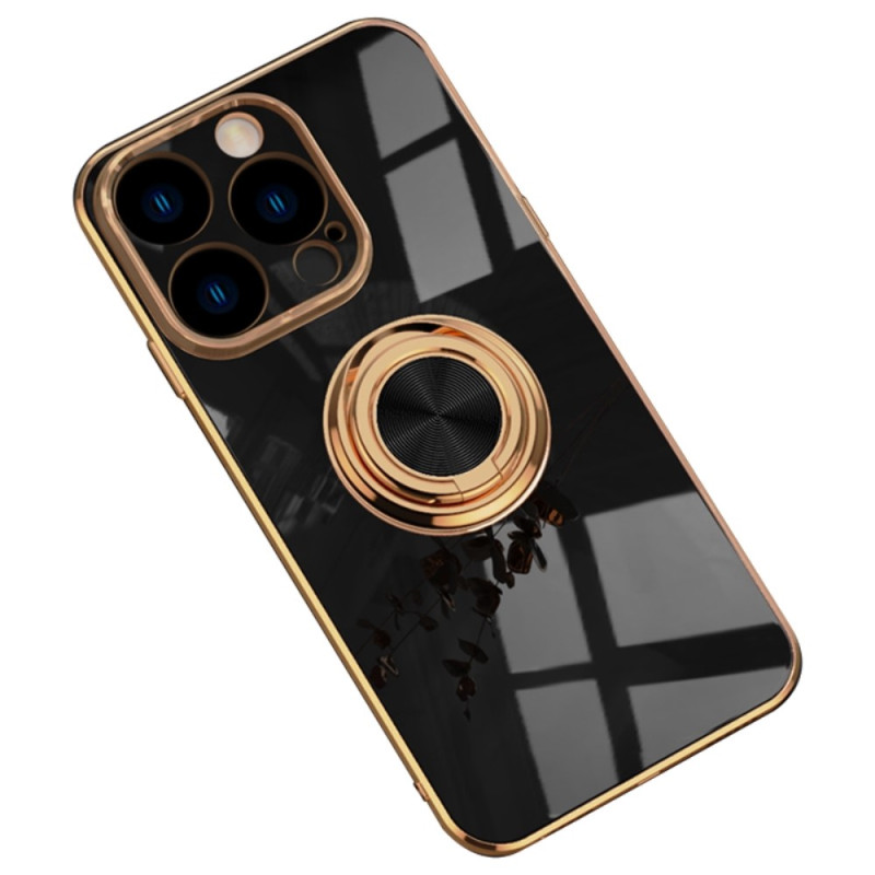 iPhone 14 Pro Cover mit Metalleffekt Ring-Ständer