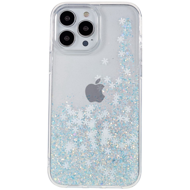 iPhone 14 Pro Cover Glitter Flocken