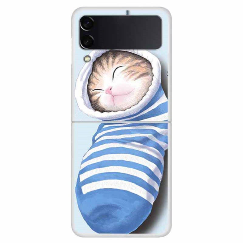 Samsung Galaxy Z Flip 4 Cover Schlafendes Kätzchen