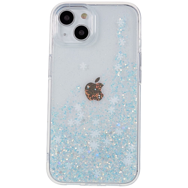 iPhone Cover 14 Glitter Flocken