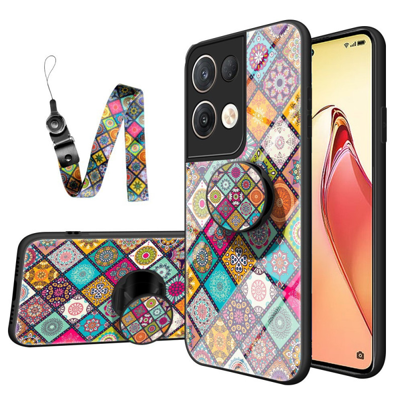 Oppo Reno 8 Pro Patchwork Cover