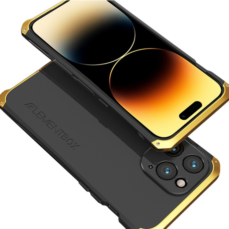 iPhone 14 Pro Max Cover Zweifarbig Metallrahmen