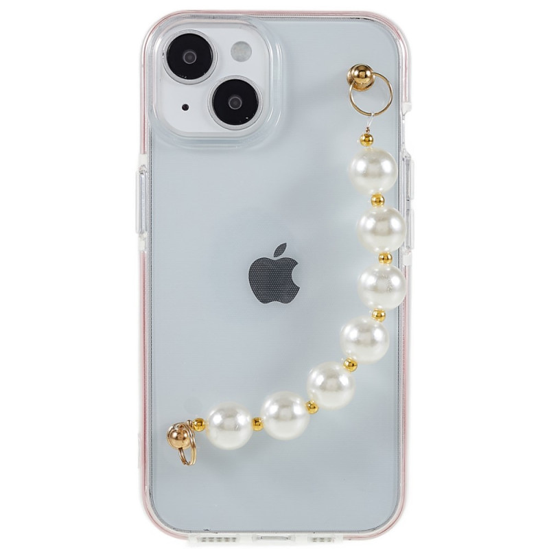 iPhone 14 Plus Silikon Armband Perlen Cover