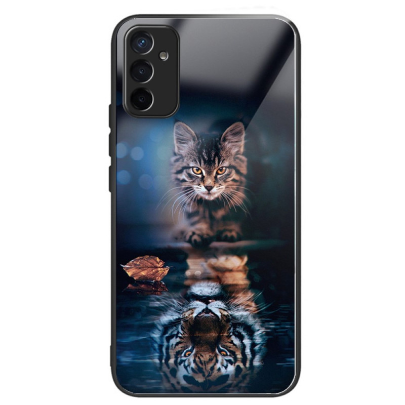 Samsung Galaxy M13 Panzerglas Cover Katze