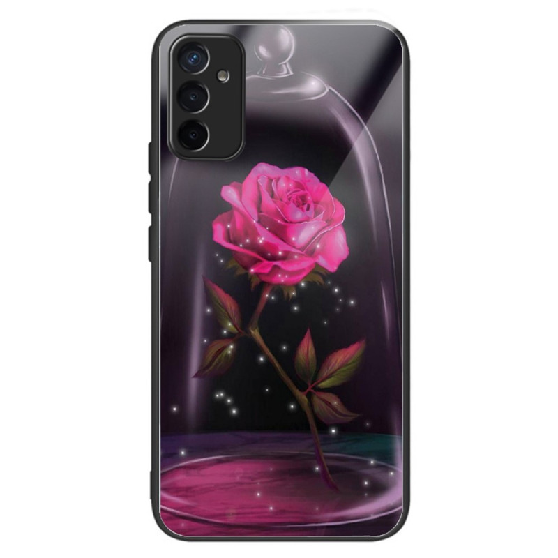 Samsung Galaxy M13 Panzerglas Cover Shimmering Pink