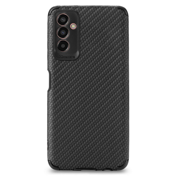 Samsung Galaxy M13 Kohlefaser Cover Verstärkte Ecken