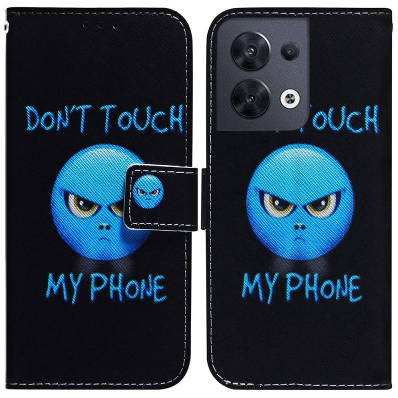 Oppo Reno 8 Emoji Phone Tasche mit Riemen