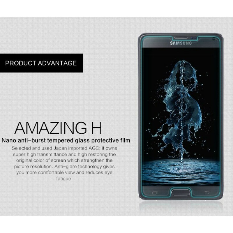 Schutz aus gehärtetem Glas für Samsung Galaxy Note 4