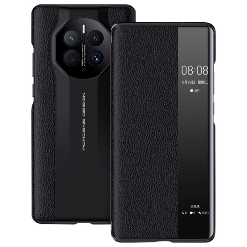 View Cover Huawei Mate 50 Pro Kunstleder Litchi