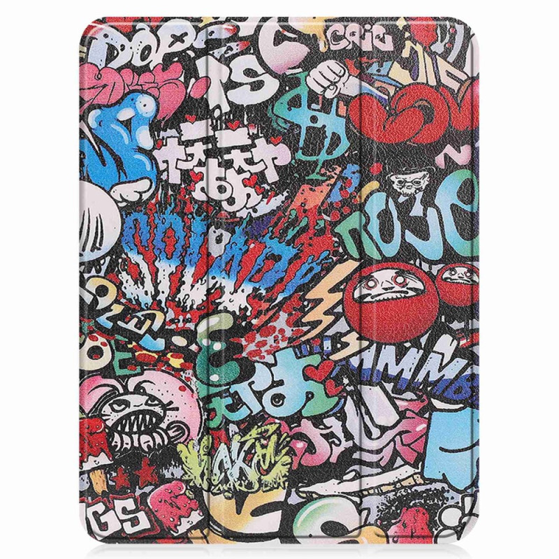 Smart Case iPad 10.9" (2022) Graffiti-Stifthalter