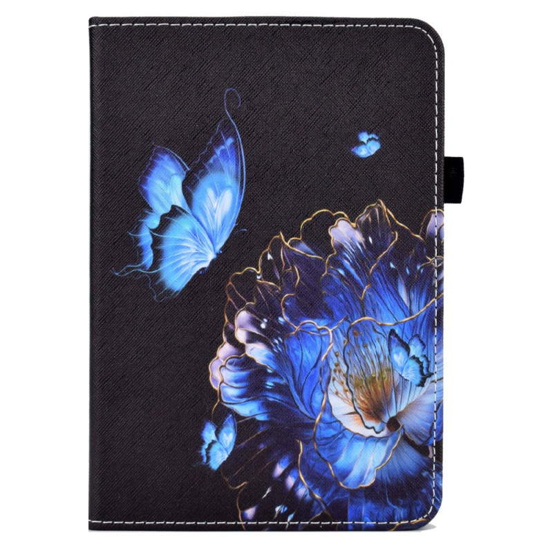 iPad Hülle 10.9" (2022) Schmetterling Blau