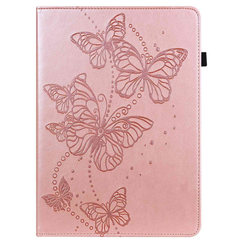 iPad Hülle 10.9" (2022) Stilisierte Schmetterlinge