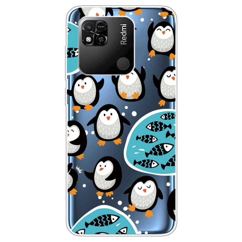 Xiaomi Redmi 10A Transparent Pinguin Cover