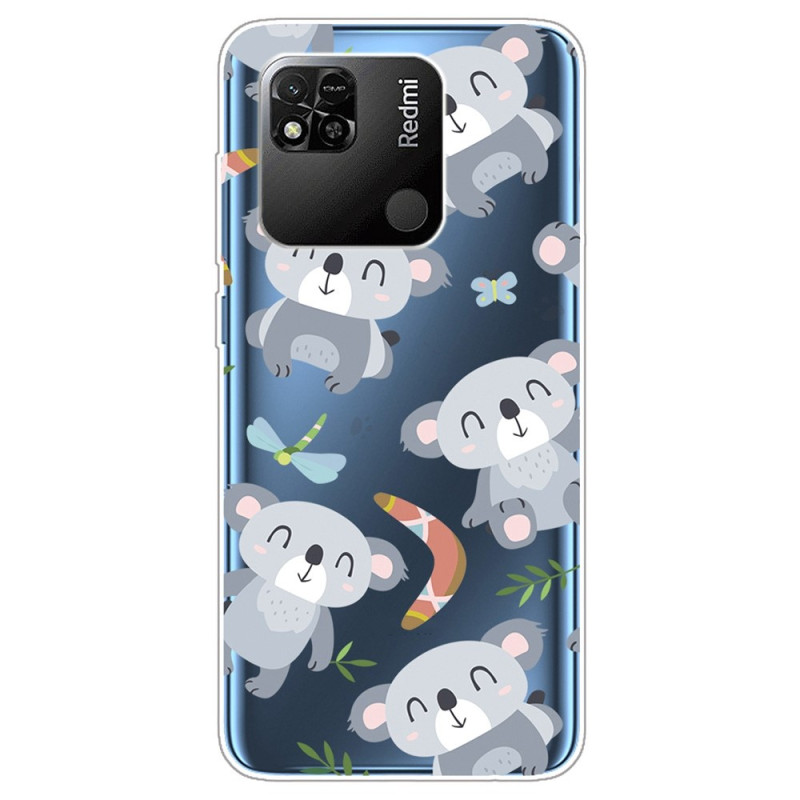 Xiaomi Redmi 10A Transparent Multiple Koalas Cover