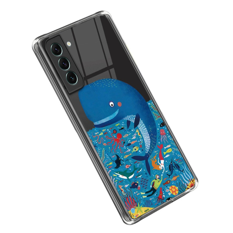 Samsung Galaxy S23 5G Hülle Transparent Walfisch