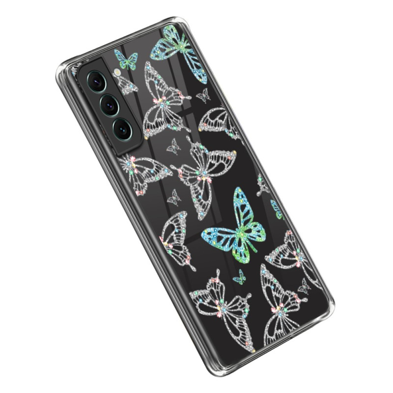 Samsung Galaxy S23 5G Hülle Transparent Schmetterlinge