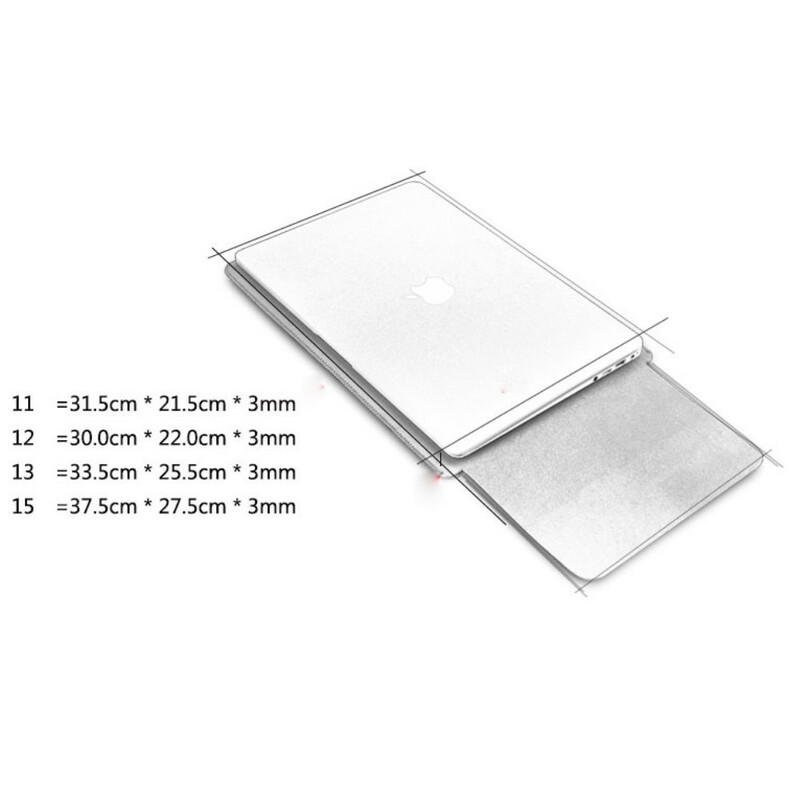 MacBook-Tasche 12 Zoll Kunstleder Magnetverschluss