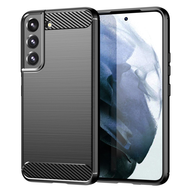 Samsung Galaxy S23 5G Kohlefaser Cover Gebürstet