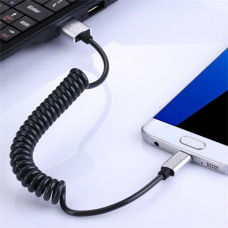 USB-zu-USBC-Federladekabel USB-zu-USBC-Federladekabel