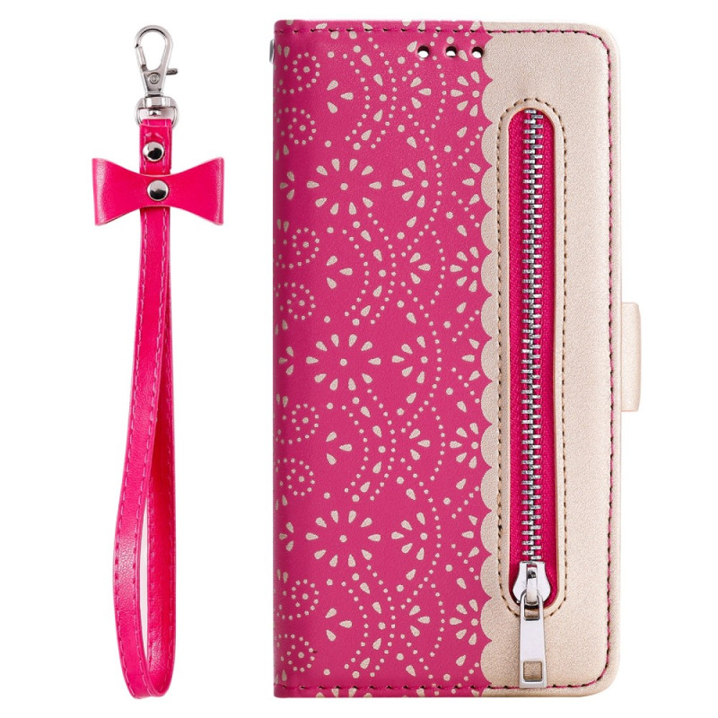 Samsung Galaxy S23 5G Lace RiemenGeldbörse Tasche