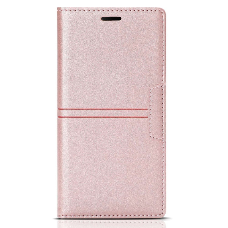 Flip Cover Samsung Galaxy S23 5G Style Leder Naht Magnetverschluss