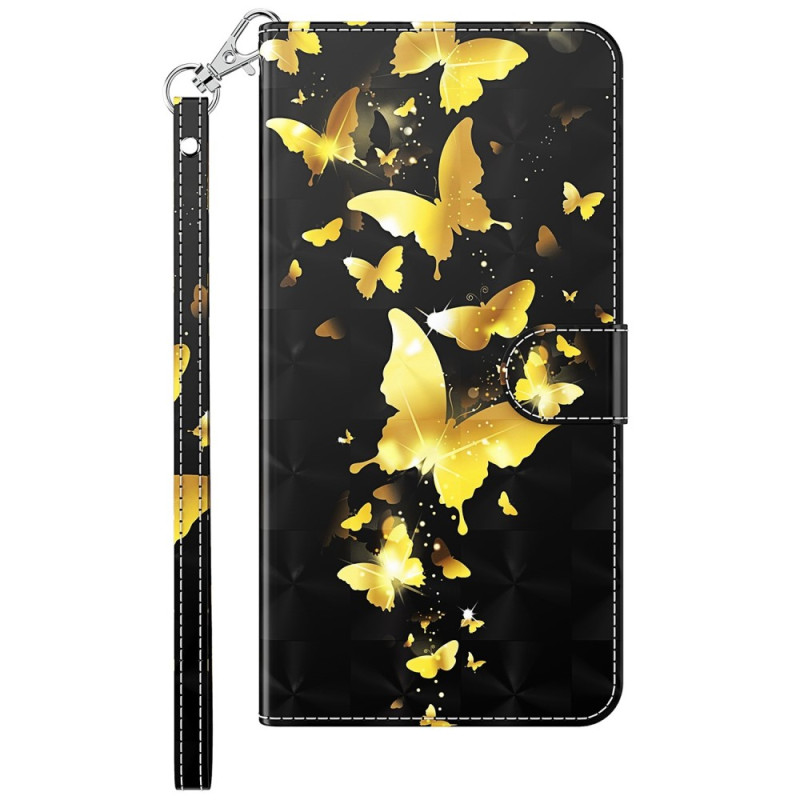 Samsung Galaxy S23 Plus 5G Schmetterling Riemchen Tasche